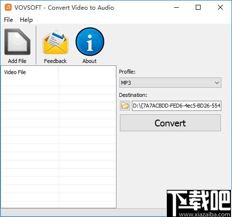 Vovsoft Convert Video to Audio下载,视频转换