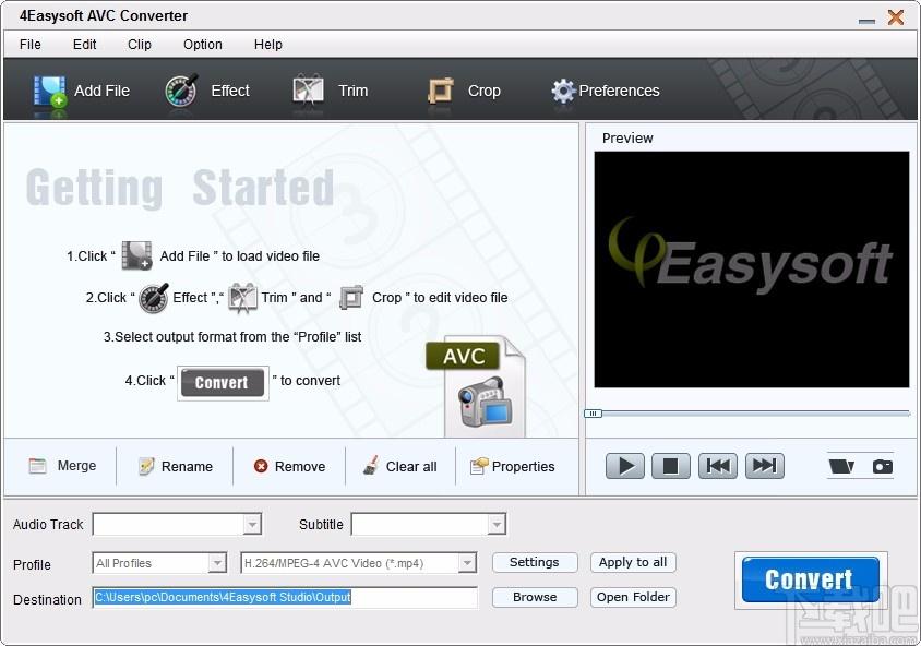 4Easysoft AVC Converter下载,AVC视频转换器,AVC视频转换