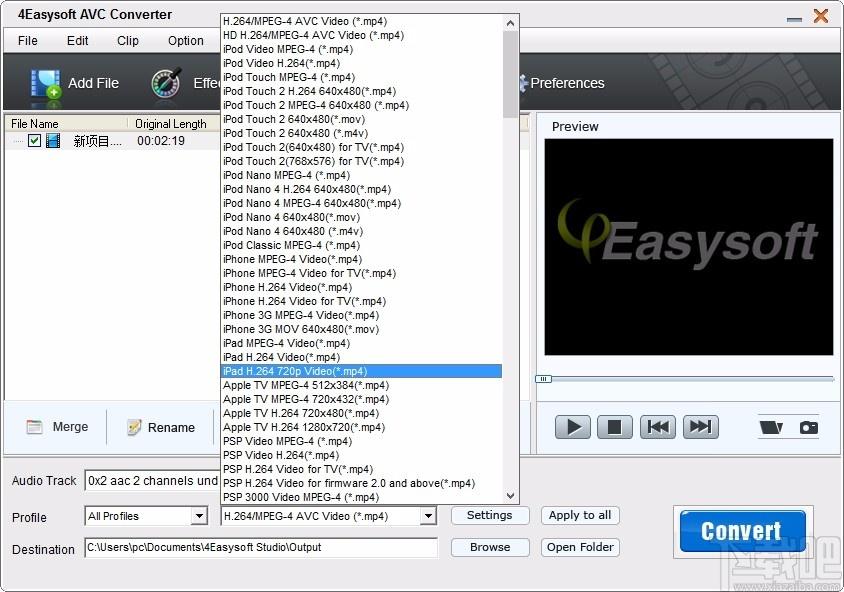 4Easysoft AVC Converter下载,AVC视频转换器,AVC视频转换