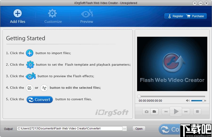 iOrgsoft Flash Web Video Creator下载,视频转换,视频制作