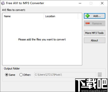 Free AVI to MP3 Converter下载,音频提取,视频转换